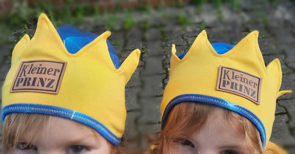 Geburtstagskrone und Mütze Schnittmuster Prince and Princess