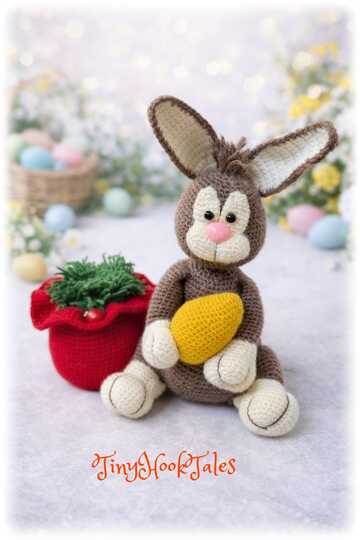 Häkelanleitung "Osterhase Oskar"