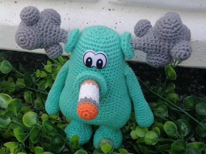 Häkelanleitung Smokey , Statement Amigurumi