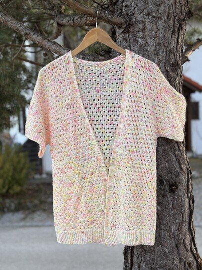 Strickanleitung | WEILHEIM Jäckchen | 12 Größen