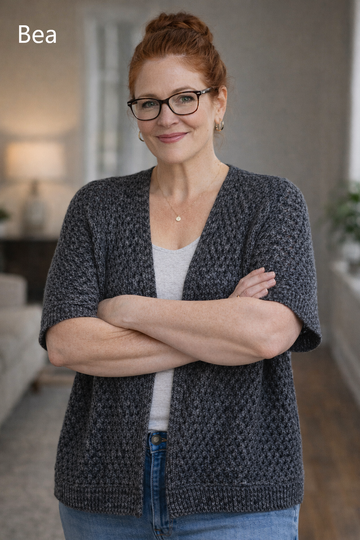 Strickanleitung | WEILHEIM Jäckchen | 12 Größen