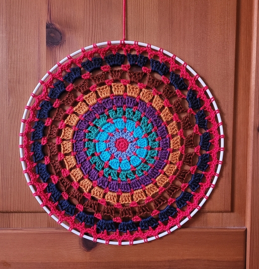 Mandala Norea im Metallring