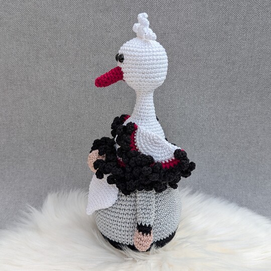 STORCHEN-WICHTEL - Häkelanleitung Gnom mit Baby