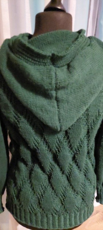 RVO-Zopfpullover "Maschengewusel" mit oder ohne Rollkragen, Gr. XS-XXXXXXL - Bild 16