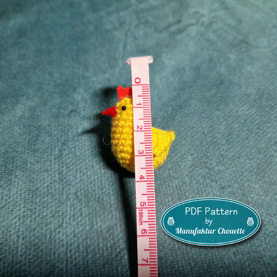 Küken ohne Nähen, PDF Häkelanleitung, Resteverwertung, versch. Materiaien