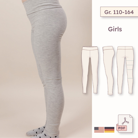 Mid-Rise Leggings – Girl 110–164