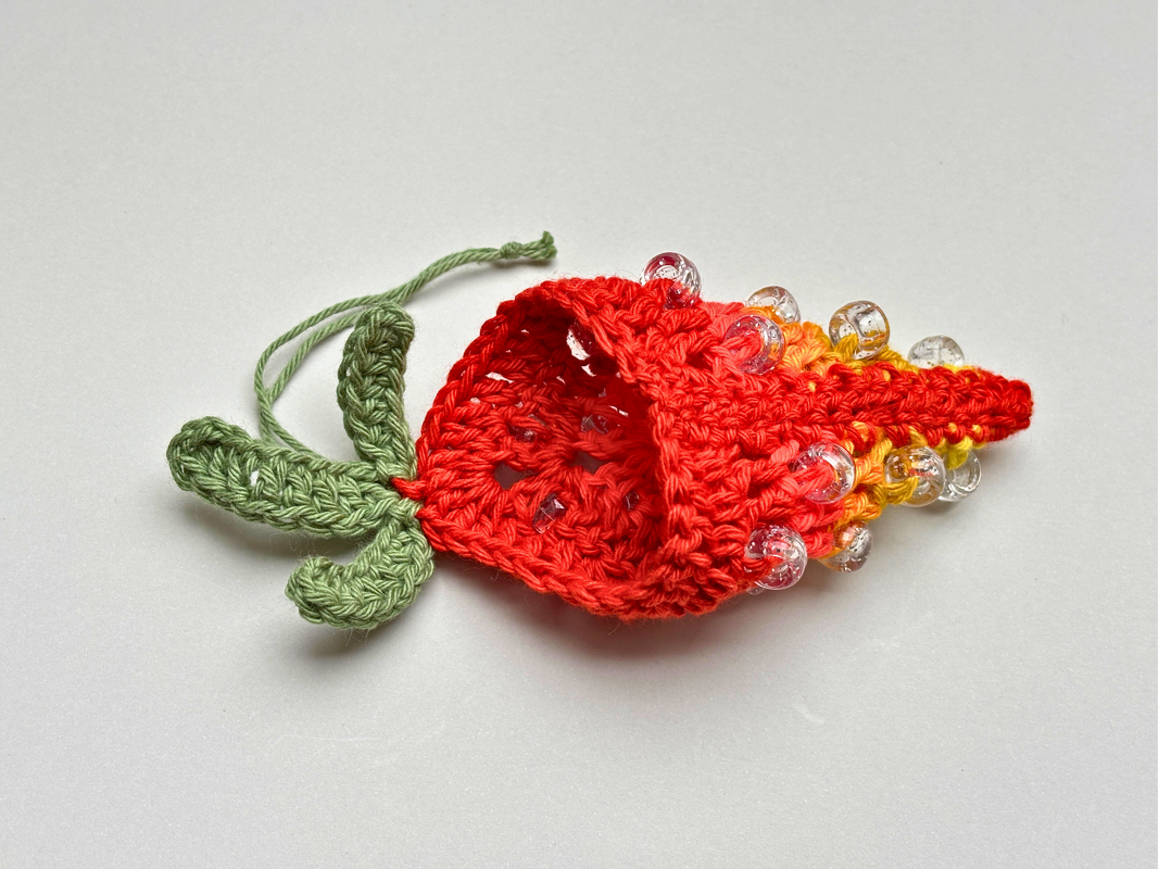 Granny Square Carrots with Beads, Easter Decor PDF, Treat Pouch for Candy - Image 11