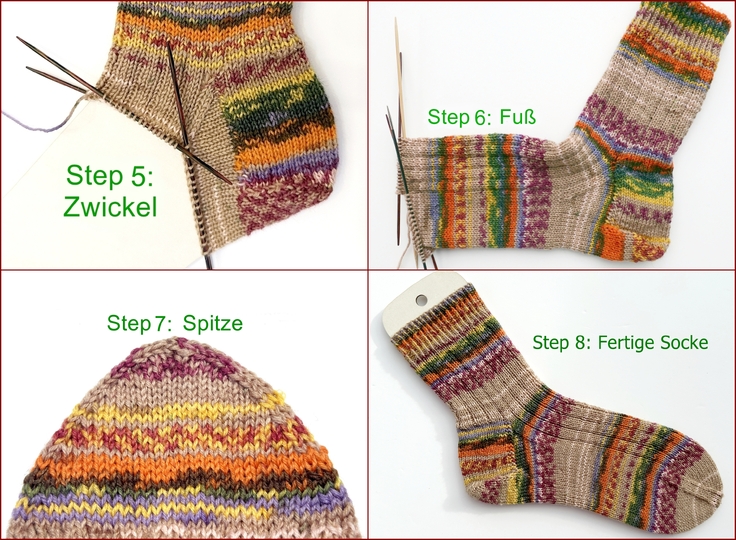 Sockenstricken für Anfänger - Strickanleitung