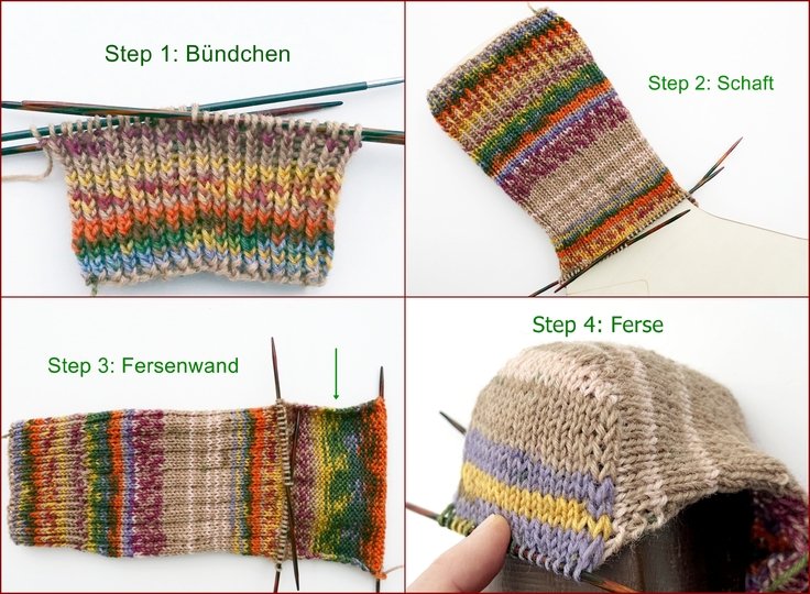 Sockenstricken für Anfänger - Strickanleitung