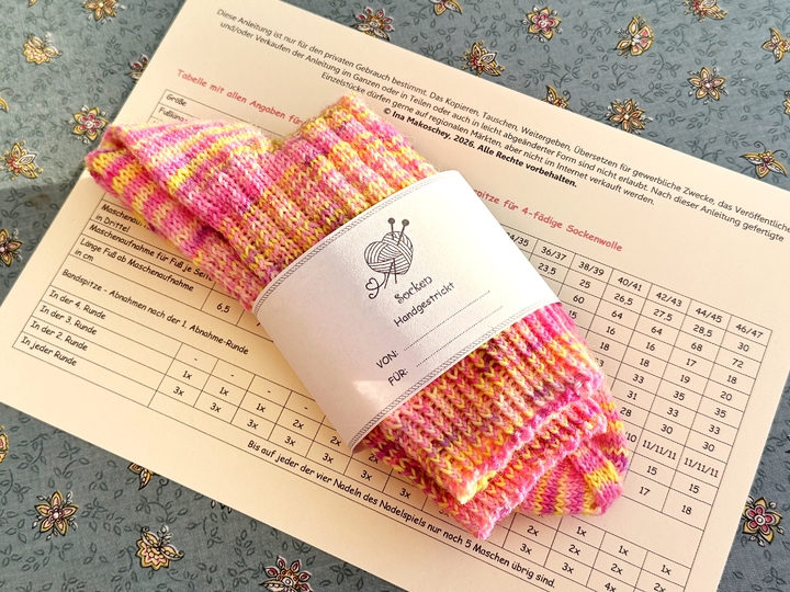 Sockenstricken für Anfänger - Strickanleitung