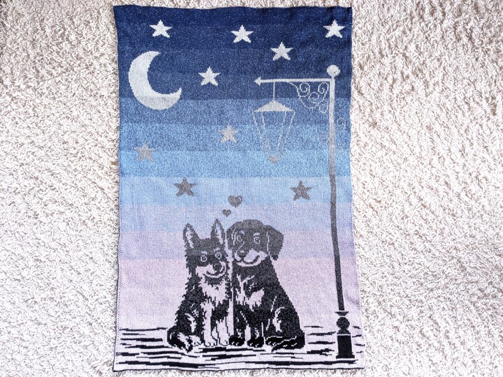 Baby / children's blanket "Sweethearts II- double knitting pattern