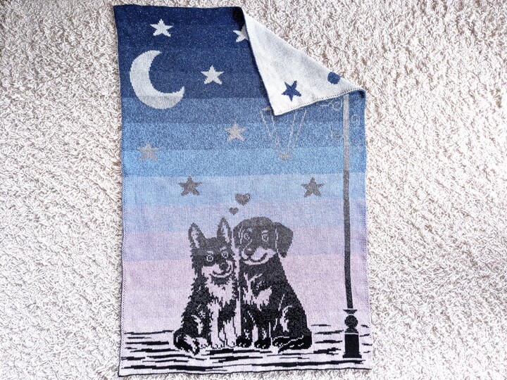 Baby / children's blanket "Sweethearts II- double knitting pattern