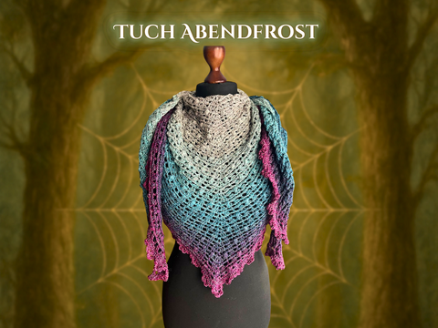 Netz der alten Zeit-Ein Häkelbuch aus Tharawen Teil 3 Tuch Abendfrost