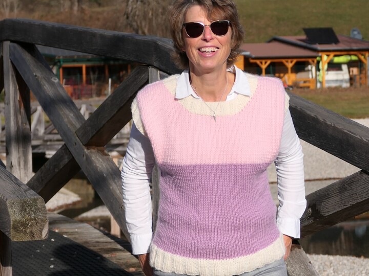 Pullunder Orchidee - Strickanleitung