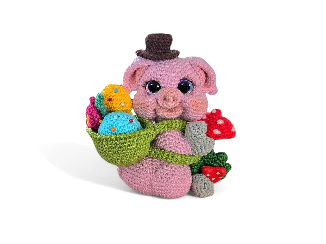 Crochet pattern Easter basket / Backpack / Pin cushion - Image 8