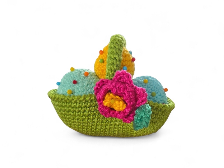 Crochet pattern Easter basket / Backpack / Pin cushion
