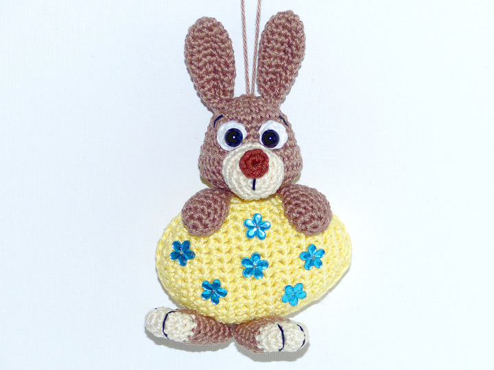 Häkelanleitung kleine Osterhäschen