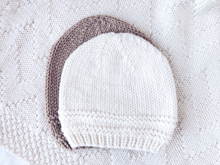 Einfache Baby Mütze Strickanleitung 6 Größen