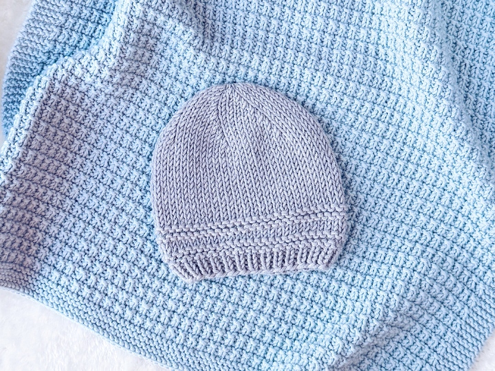 Very Easy Baby Beanie Knitting Pattern x 6 sizes (Preemie to 5 years)