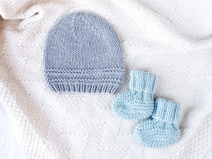 Very Easy Baby Beanie Knitting Pattern x 6 sizes (Preemie to 5 years)