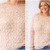 Knitting pattern lace sweater | Ajour sweater AJOUR #1 KidSeta #3