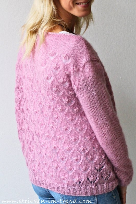 Knitting pattern lace sweater | Ajour sweater AJOUR #1 KidSeta #3 - Image 3