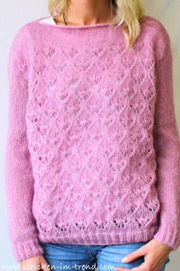 Knitting pattern lace sweater | Ajour sweater AJOUR #1 KidSeta #3