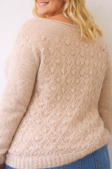 Strickanleitung für Pulli in Ajourmuster | Strickpulli AJOUR #1 KidSeta #3