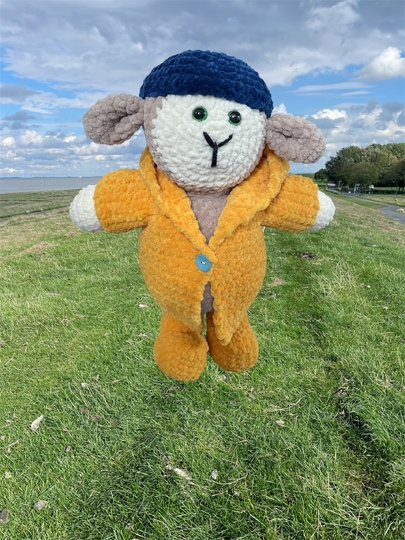 Häkelanleitung für Sverre, das Deichschaf - für Fortgeschrittene