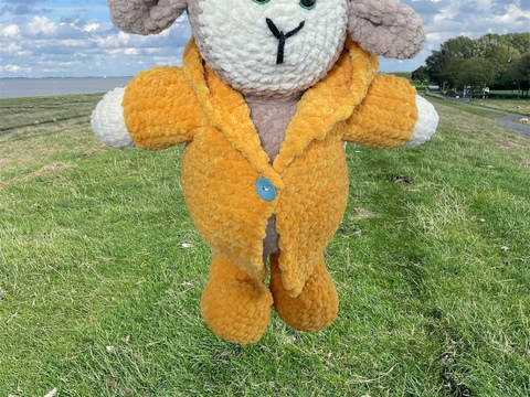 Häkelanleitung für Sverre, das Deichschaf - für Fortgeschrittene