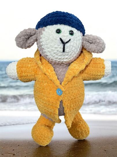 Häkelanleitung für Sverre, das Deichschaf - für Fortgeschrittene