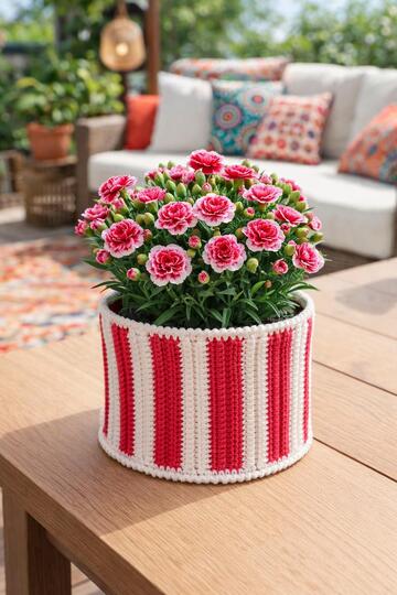 Little Basket - crochet pattern - mini basket - charming easter decoration