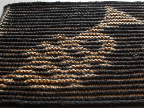 Musik - Trompete in Schattenstricktechnik