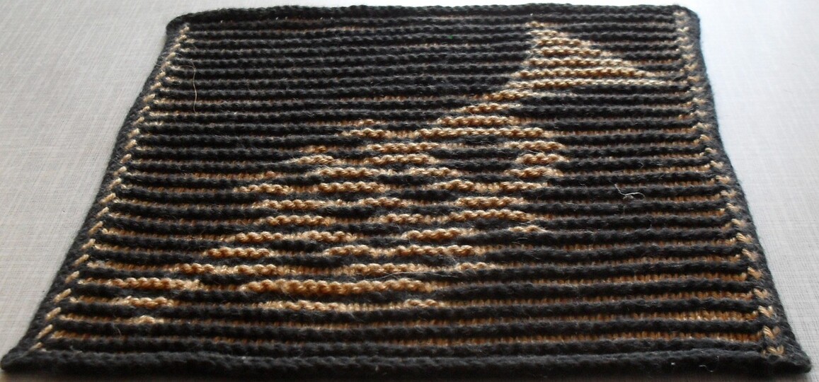 Musik - Trompete in Schattenstricktechnik