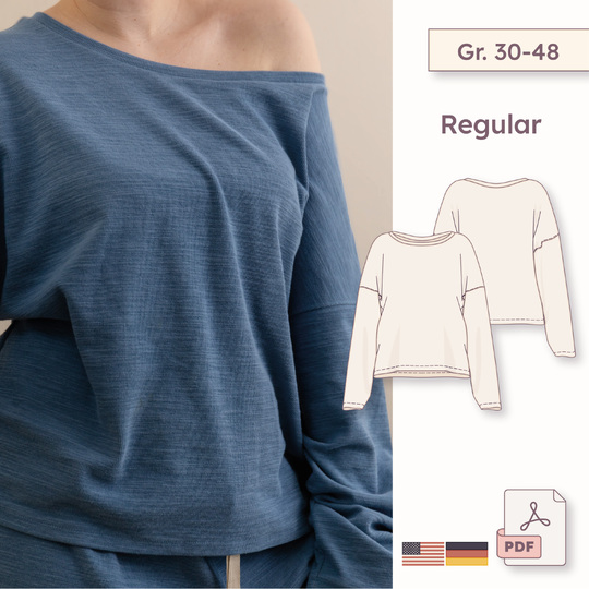 Oversized pajama shirt – Regular 30–48