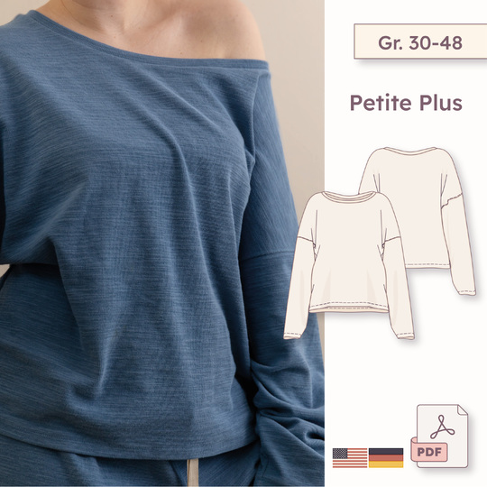 Oversized Pyjama-Shirt – Petite Plus 30–48