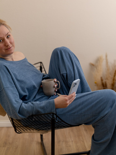 Oversized pajama shirt – Women 30–48