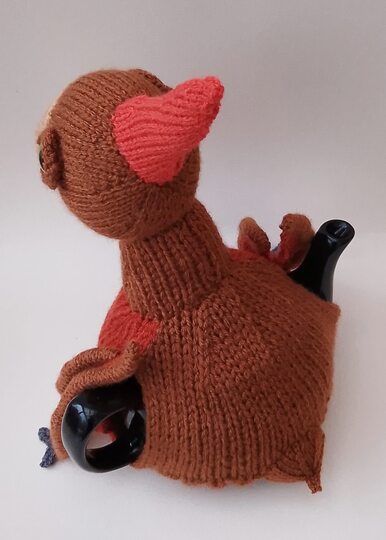 TeaCosyFolk's Pterodactyl Tea Cosy Knitting Pattern