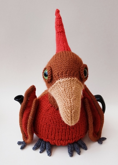 TeaCosyFolk's Pterodactyl Tea Cosy Knitting Pattern