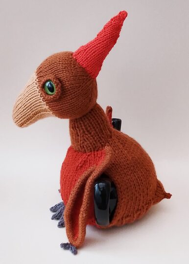 TeaCosyFolk's Pterodactyl Tea Cosy Knitting Pattern
