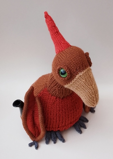 TeaCosyFolk's Pterodactyl Tea Cosy Knitting Pattern