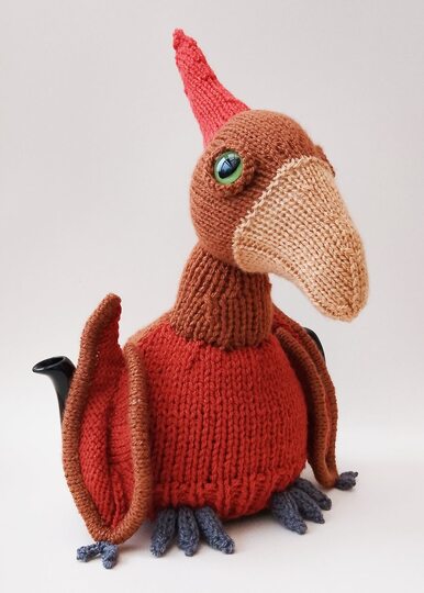 TeaCosyFolk's Pterodactyl Tea Cosy Knitting Pattern