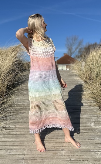 Mustermix-Maxikleid Leichtigkeit