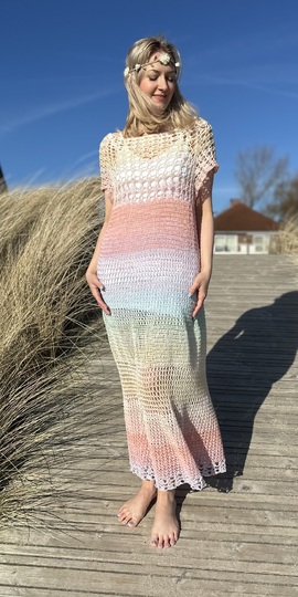Mustermix-Maxikleid Leichtigkeit