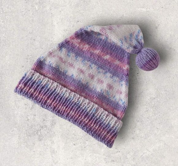 Strickanleitung Wichtelmütze unisex, ca. 2 - 9 Monate    #372