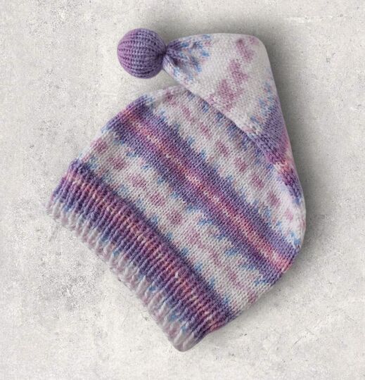 Strickanleitung Wichtelmütze unisex, ca. 2 - 9 Monate    #372