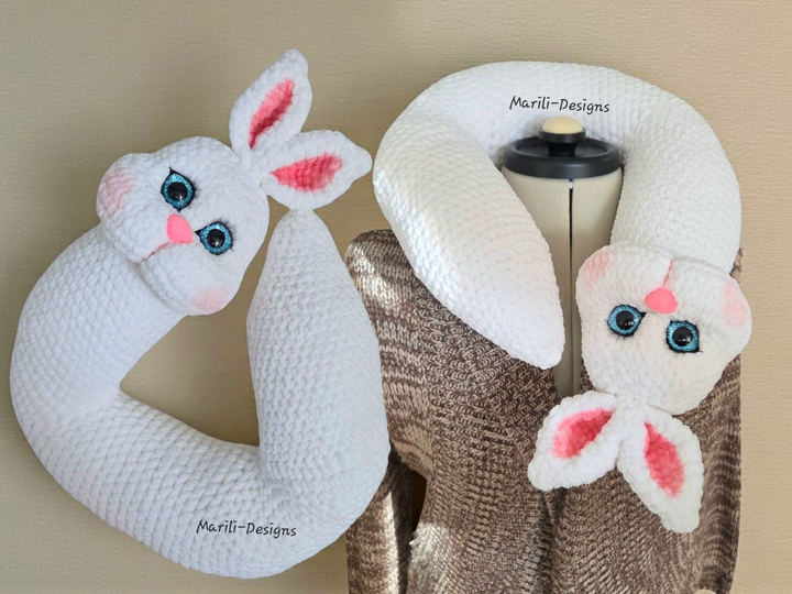 Crochet pattern – Animal neck pillows 3 in 1