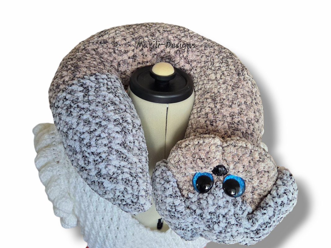 Crochet pattern – Animal neck pillows 3 in 1 - Image 4