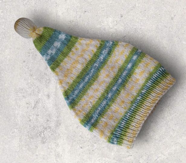 Strickanleitung Wichtelmütze unisex, ca. 8 - 24 Monate    #373