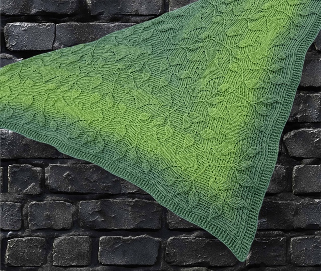 Crochet pattern shawl Morbi